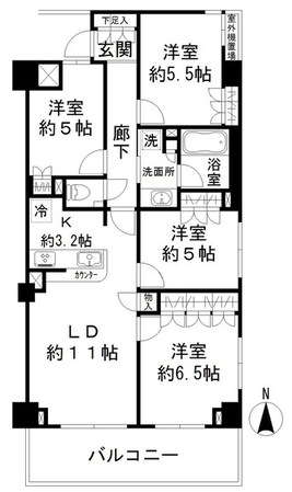ガーデンホーム西国分寺 の物件間取画像
